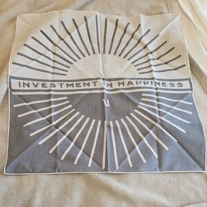 Bandits x Vuori Invest in Happiness scarf / bandana NWOT